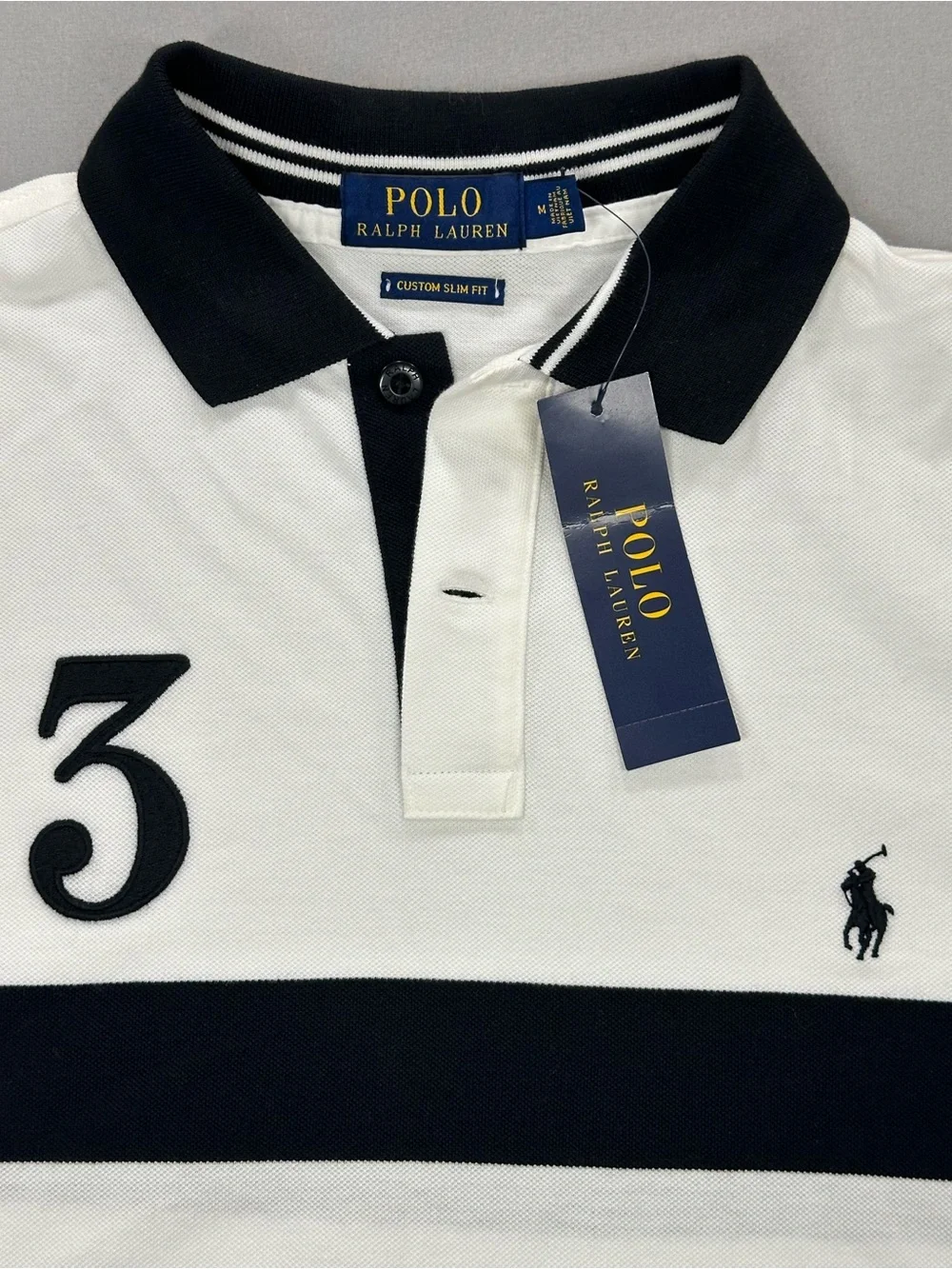 NWT Polo Ralph Lauren Custom Slim Fit Short-Sleeve Polo Shirt - Mens Medium